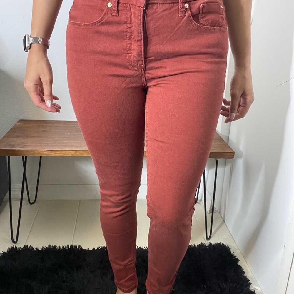 Seven7 Women's Skinny Jeans in Rust
